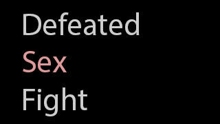 Defeated Sex Fight