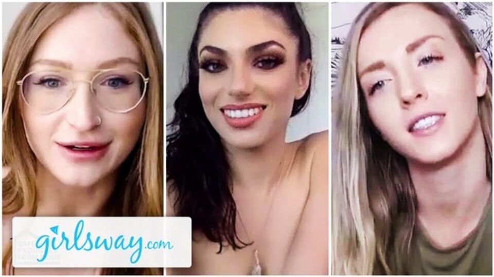 Regardez séquence de la souriante Karla Kush et Darcie Dolce