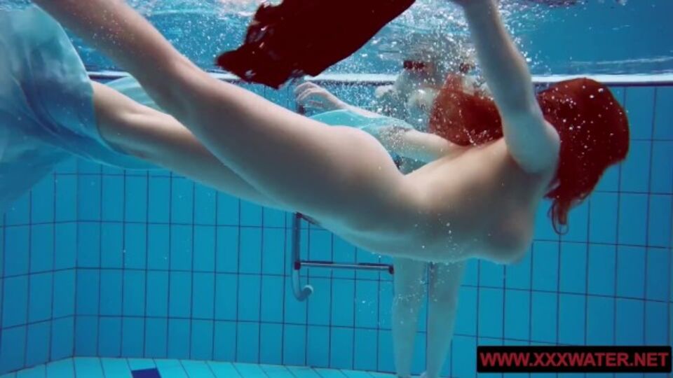 Underwater Show featuring hussy's nudist scene