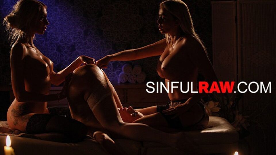 Brittany Bardot and Amber Jayne's british movie by Sinful Raw