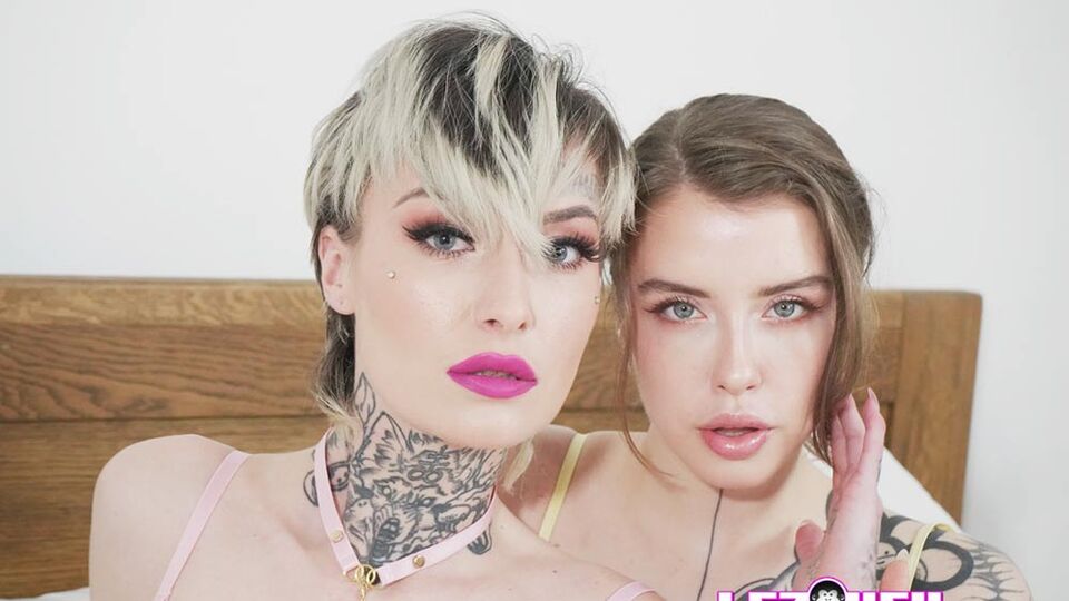 Astuta Eden Ivy e Tabitha Poison in oscenità tette grosse