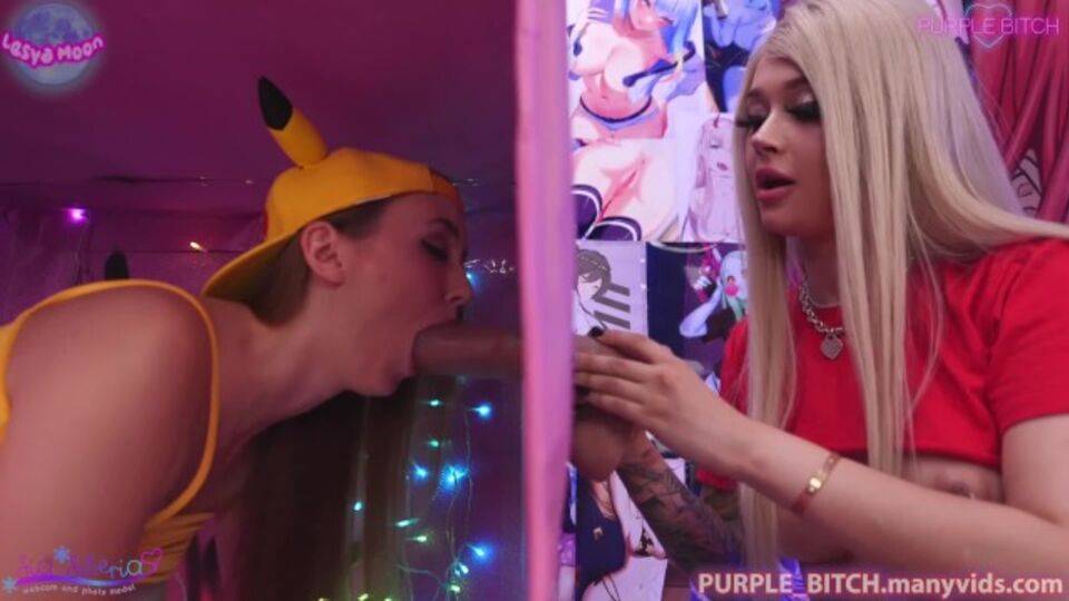 Verified Amateurs presenta escena con las mamadas de Purple Bitch