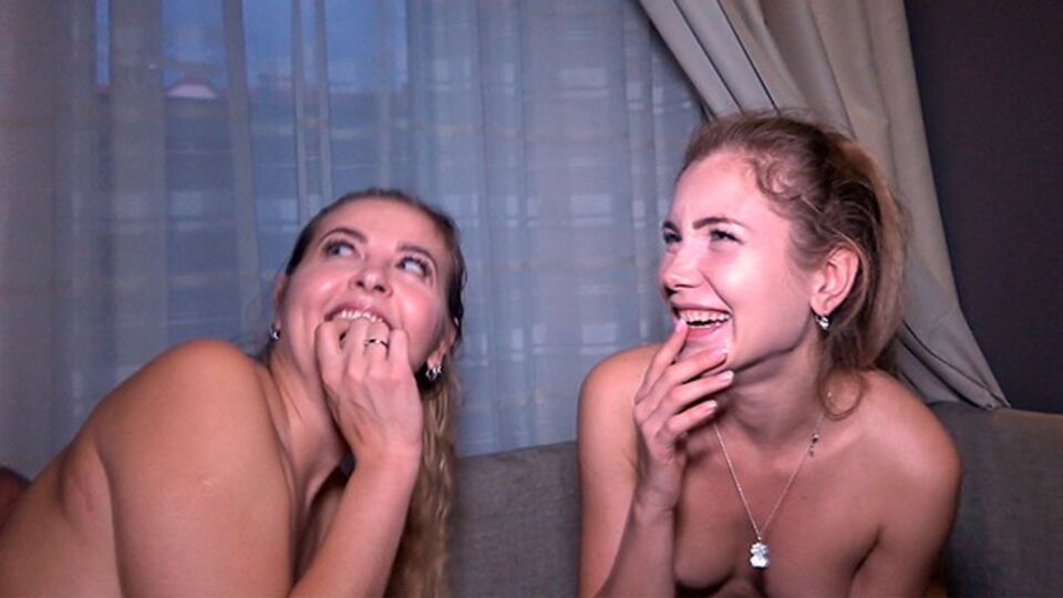 Playful Candy Alexa and Mary Rock at cute small tits video