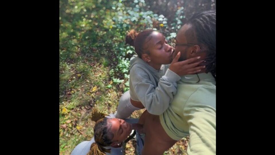 KaiDivin333 y Vegancooooch en escena de negra de Verified Amateurs