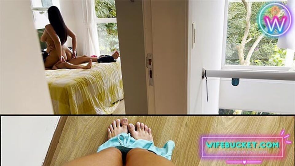 Wife Bucket featuring sweetheart's amateur voyeur sex trailer