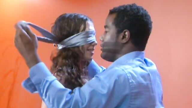 Stunning interracial sex in the cowgirl pose with a hot Alicia Alighatti