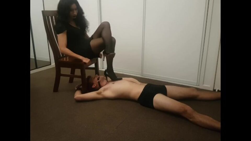 Pornografía de la cool FunAussieCouple de medias largas 