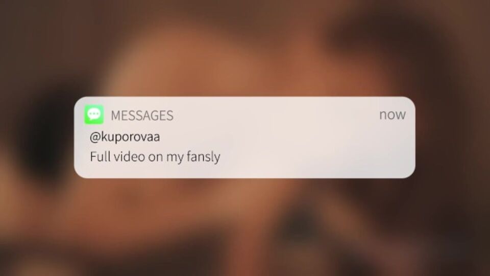 Attractive Kuporovaa's breast movie
