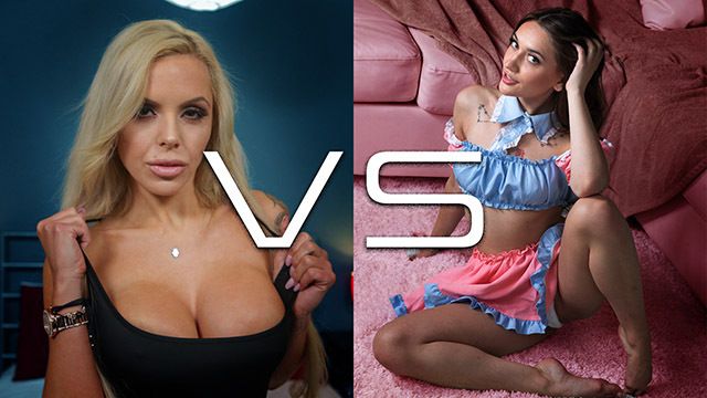 Pornografía de la estupenda Nina y Sera de vaquera 