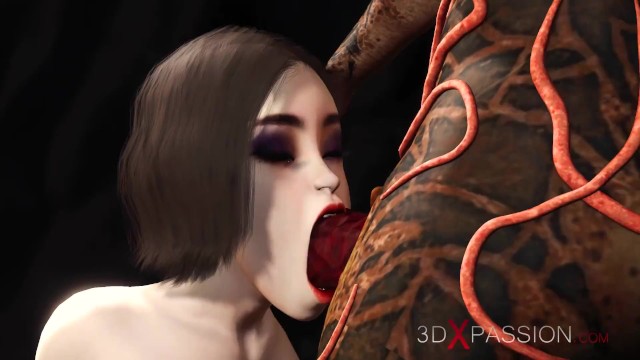 Enticing milady's 3d porn clip