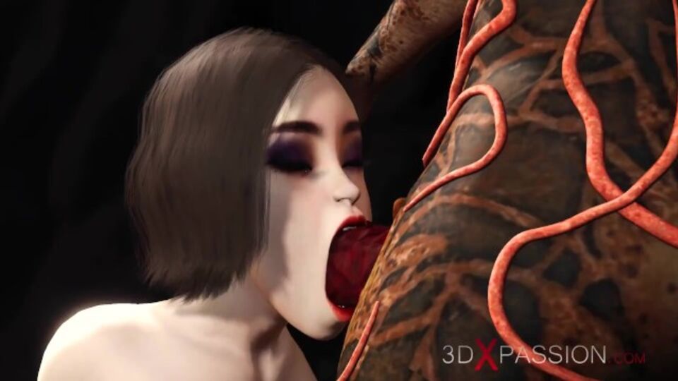 Cita en película de fantasía de 3DXPassion