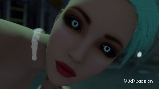 Porno con la sonriente señorita con hembras de 3DXPassion