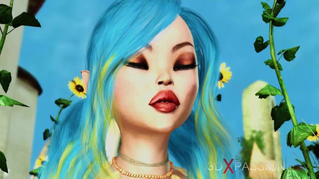 3DXPassion प्रस्तुत करता है कुमारी का BDSM क्लिप