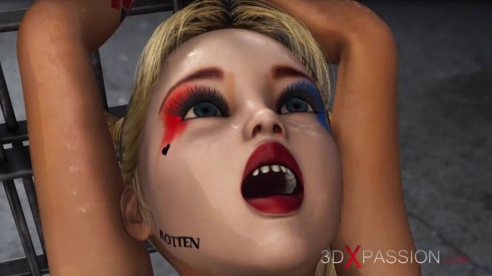 Toma de estilo perrito protagonizado por la enérgica Harley Quinn