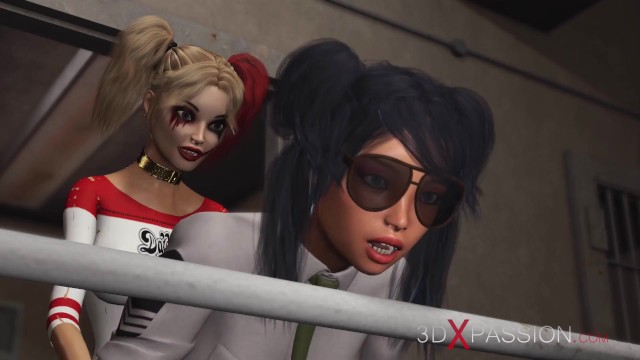 Harley Quinn in sesso culo grande di 3DXPassion
