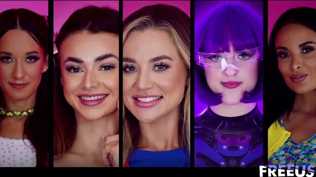 Mira película con la apetitosa Freya Von Doom y Anissa Kate