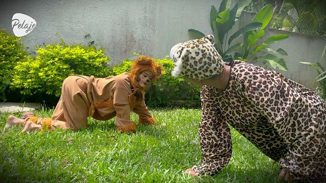 Outdoor dirt with magnificent Lioness from Pelaje Mix