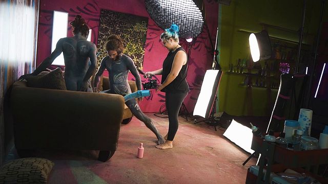 Desiderabile Proxy Paige e Anuskatzz partecipa in film dreadlocks