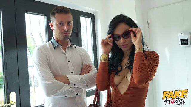 Saborosa Asia Vargas e Steve Q em cabelo enrolado sexo