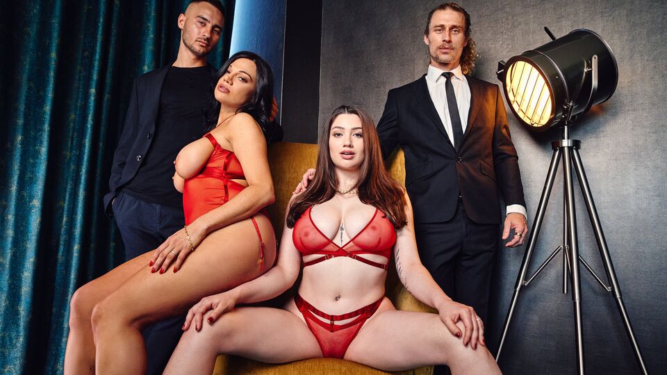 Película de polla grande protagonizado por la seductive Mona Azar y Alyx Star